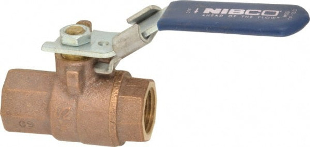 NIBCO NL950L6 Standard Manual Ball Valve: 1/2" Pipe, Full Port