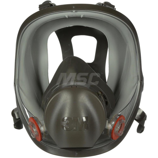 3M 7000002029 Full Face Respirator: Silicone, Bayonet, Small