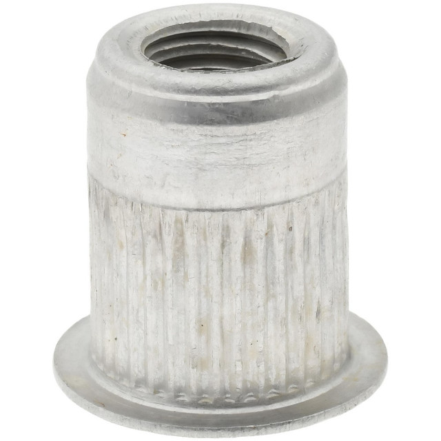 MSC ALA1-8125-3.8 M8x1.25, 13.46mm Insert Diam, 17.53mm OAL, Knurled Body Open End Threaded Insert