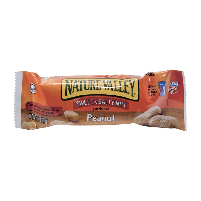 GENERAL MILLS, INC. 42067000 Nature Valley Sweet & Salty Nut Granola Bars, Peanut Butter, 1.2 Oz, Box Of 16 GENERAL MILLS, INC. 42067000 Nature Valley Sweet & Salty Nut Granola Bars, Peanut Butter, 1.2 Oz, Box Of 16