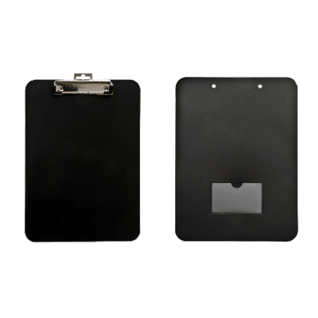 BAUMGARTENS 61624 Unbreakable Clipboard, 8 1/2in x 11in, 90% Recycled, Black BAUMGARTENS 61624 Unbreakable Clipboard, 8 1/2in x 11in, 90% Recycled, Black