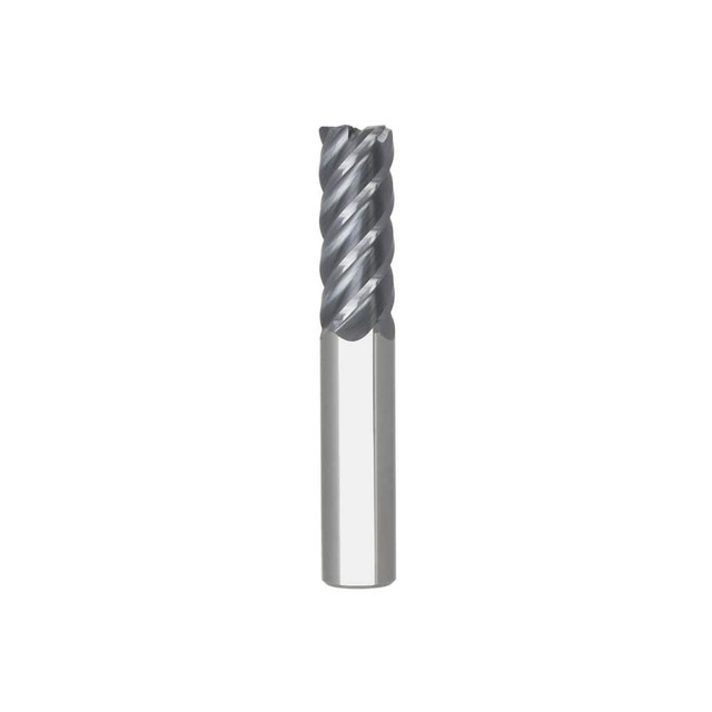 Niagara Cutter 17006988 Corner Radius End Mill: 1/4" Dia, 3/8" LOC, 0.02" Radius, 5 Flutes, Solid Carbide