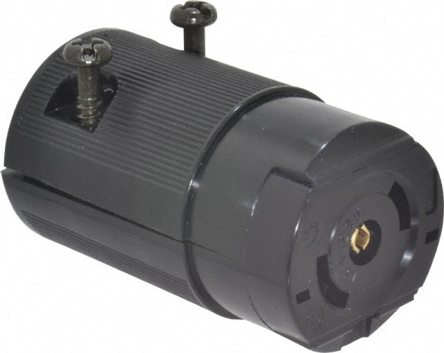 Hubbell Wiring Device-Kellems HBL7593V Locking Inlet: Connector, Industrial, ML-2R, 125V, Black