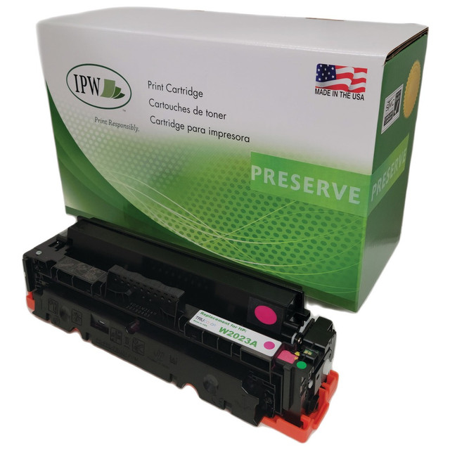 IMAGE PROJECTIONS WEST, INC. IPW W2023AR-ODP  Preserve Remanufactured Magenta Toner Cartridge Replacement For HP W2023A, W2023AR-ODP