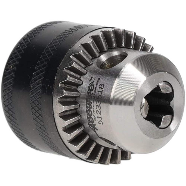 Accupro CL006ATOR Drill Chuck: 1/32 to 1/4" Capacity, Integral Shank Mount