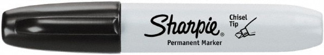 Sharpie 38201 Permanent Marker: Black, AP Non-Toxic, Chisel Point