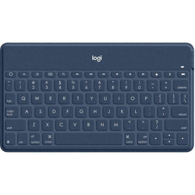 LOGITECH 920-010040  Keys-To-Go Keyboard - Wireless Connectivity - Bluetooth Home, Brightness, Multimedia, Search, Volume Control, Lock, Bluetooth Pair, Battery-check Button Hot Key(s) - iPad, iPhone, Apple TV, Tablet, Notebook - iOS - Scissors Keysw