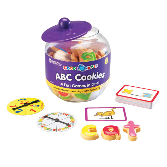 LEARNING RESOURCES, INC. Learning Resources LER1183  Goodie Games ABC Cookies, 2in