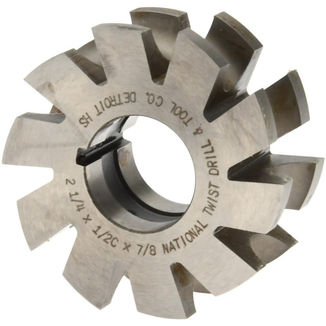 Value Collection 316-0322 1/4" Radius, 2-1/4" Cut Diam, 1/2" Circle Diam, 1/2" Cut Width, 7/8" Arbor Concave Radius Cutter