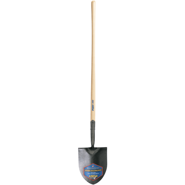 THE AMES COMPANIES, INC. 027-1201900 Shovels, 12 in X 8 3/4 in Round Point Blade, 47 in White Ash Straight Handle