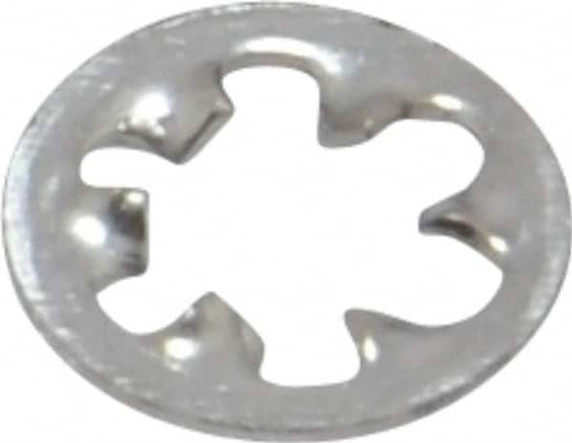 Value Collection SIWIX0-4USA-100 #4 Screw, 0.123" ID, Stainless Steel Internal Tooth Lock Washer