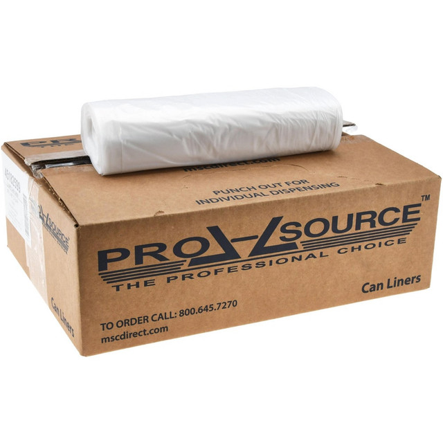 PRO-SOURCE PSRST4046X1C Trash Bags: 45 gal, 1.5 mil, 100 Pack