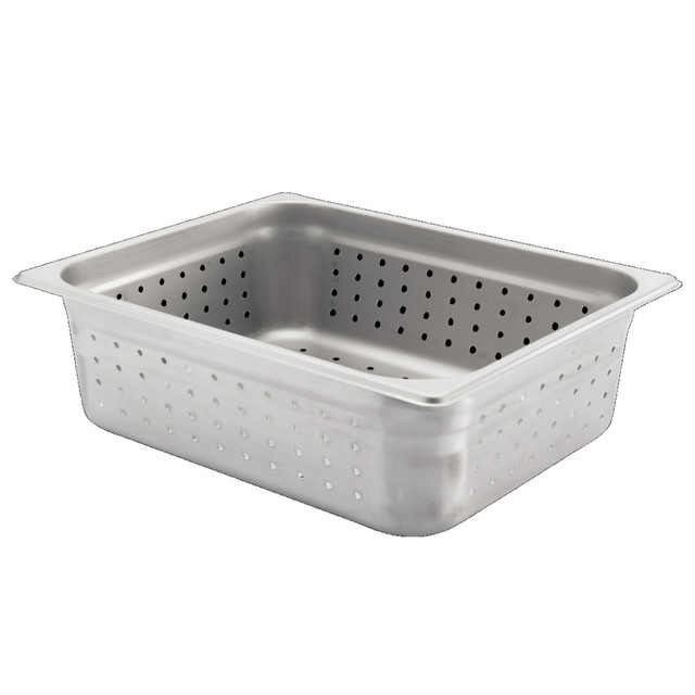 BROWNE & CO. 21214 Hoffman Tech Browne Stainless Steel Steam Table Pans, 1/2 Size, Silver, Case Of 24 Pans BROWNE & CO. 21214 Hoffman Tech Browne Stainless Steel Steam Table Pans, 1/2 Size, Silver, Case Of 24 Pans