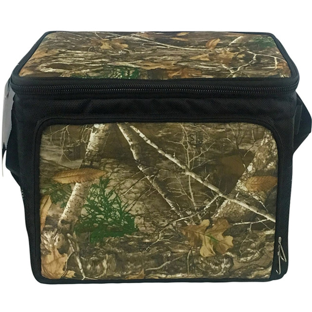 BRENTWOOD APPLIANCES , INC. Brentwood 995115761M  Kool Zone 30-Can Insulated Cooler Bag With Hard Liner, 10-1/2inH x 15-3/4inW x 12-1/4inD, Realtree Edge Camo