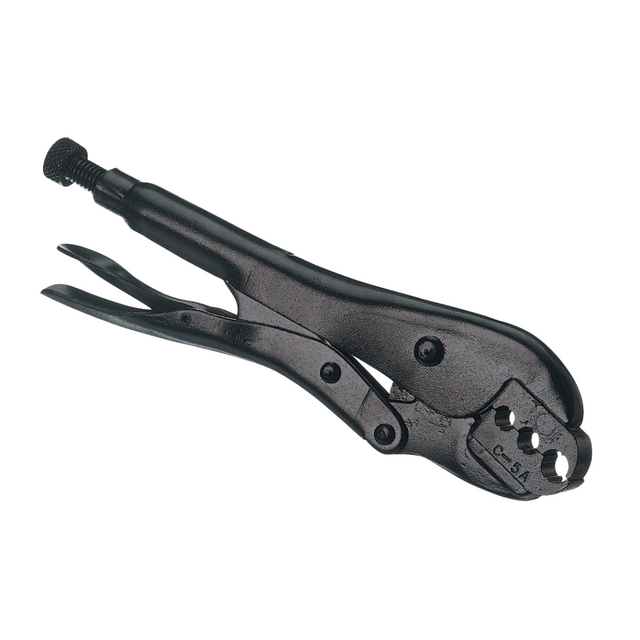 WESTERN ENTERPRISES 312-C-6 Hand-Held Ferrule Crimp Tools, 5/8 in; 11/16 in, Black