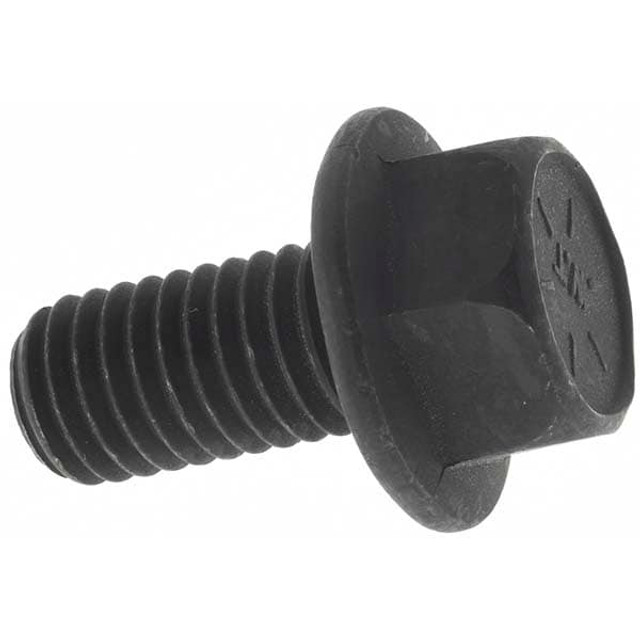 Value Collection C39033 Smooth Flange Bolt: 1/2-13 UNC, 1" Length Under Head, Fully Threaded