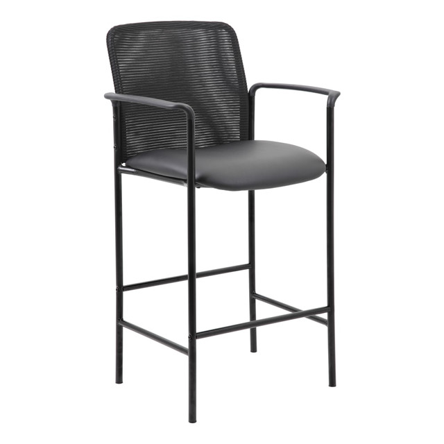 NORSTAR OFFICE PRODUCTS INC. B16909-CS Boss Office Products Contemporary Mesh Counter Stool, Black