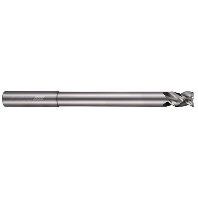 Helical Solutions 19235 Square End Mill: 3/8" Dia, 1/2" LOC, 3 Flutes, Solid Carbide