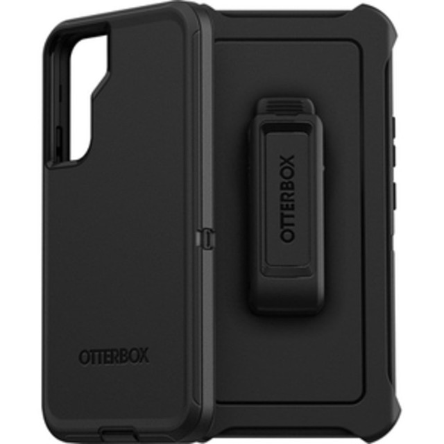 OTTER PRODUCTS LLC 77-86381 OtterBox Defender Rugged Carrying Case For Holster Samsung Galaxy S22+ Smartphone, Black OTTER PRODUCTS LLC 77-86381 OtterBox Defender Rugged Carrying Case For Holster Samsung Galaxy S22+ Smartphone, Black