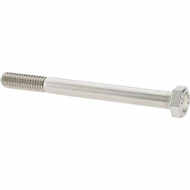 Value Collection -30589-3 Hex Head Cap Screw: 5/16-18 x 3-1/2", Grade 316 Stainless Steel, Uncoated