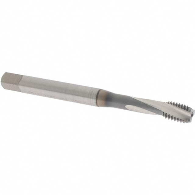 OSG 1311300608 Spiral Flute Tap: M8x1.25 Metric Coarse, 3 Flutes, Bottoming, 6H Class of Fit, Vanadium High Speed Steel, TICN Coated