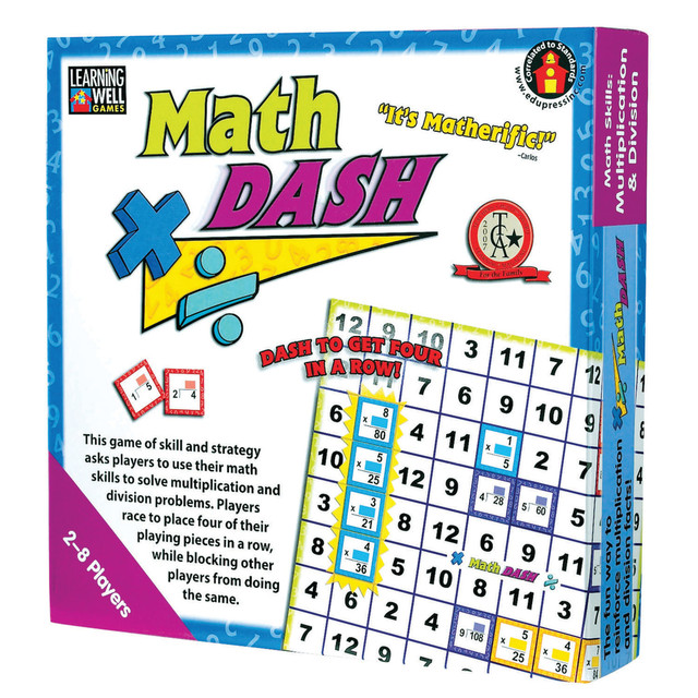 EDUPRESS EP-LRN2349  Math Dash Game: Multiplication & Division, Grades 4-12