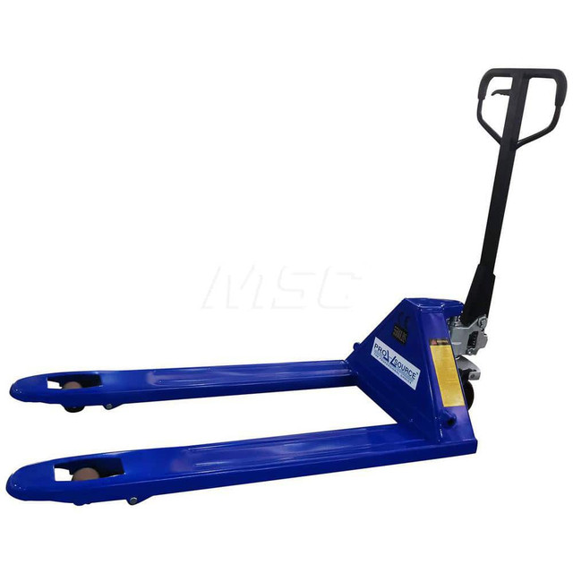 PRO-SOURCE BF35L-1220 Manual Pallet Truck: 7,700 lb Capacity, 27" OAW, 27" Forks