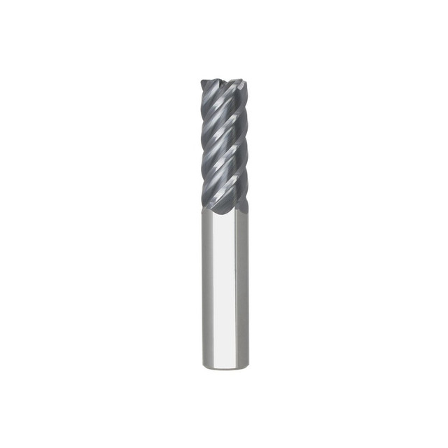 Niagara Cutter 17006978 Corner Radius End Mill: 1/4" Dia, 3/4" LOC, 0.015" Radius, 5 Flutes, Solid Carbide