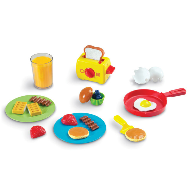 LEARNING RESOURCES, INC. Learning Resources LER9068  Pretend And Play Rise And Shine Breakfast Set, Pre-K To Grade 2