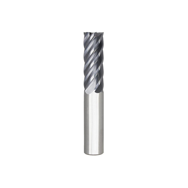 Niagara Cutter 03115934 Square End Mill: 1/4'' Dia, 5/8'' LOC, 1/4'' Shank Dia, 2'' OAL, 6 Flutes, Solid Carbide