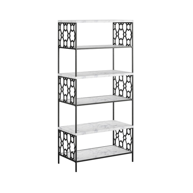 AMERIWOOD INDUSTRIES, INC. 4040891COM Ameriwood Home Ella 63inH 5-Shelf Bookcase, White