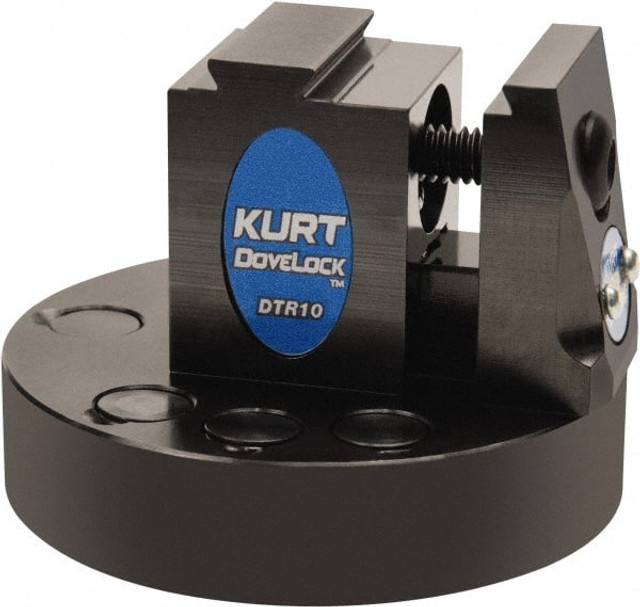 Kurt DTR10 Modular Dovetail Reversible Vise: 1'' Jaw Width, 1-3/8'' Jaw Height, 0.8'' Max Jaw Capacity