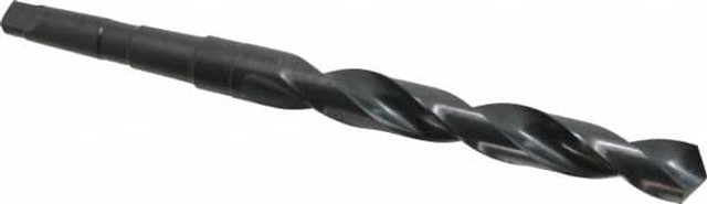 Precision Twist Drill 5999796 Taper Shank Drill Bit: 0.8281" Dia, 2MT, 118 °, High Speed Steel