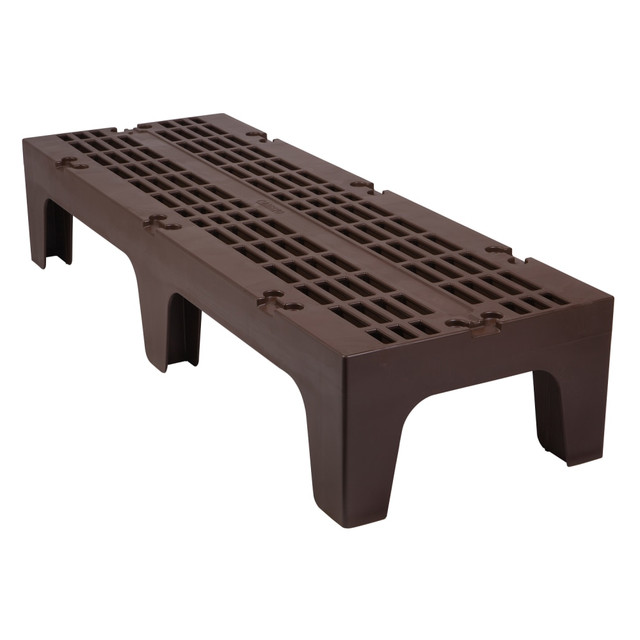 CAMBRO MFG. CO. DRS600131 Cambro Vented Dunnage Rack, 12inH x 21inW x 60inD, Dark Brown CAMBRO MFG. CO. DRS600131 Cambro Vented Dunnage Rack, 12inH x 21inW x 60inD, Dark Brown
