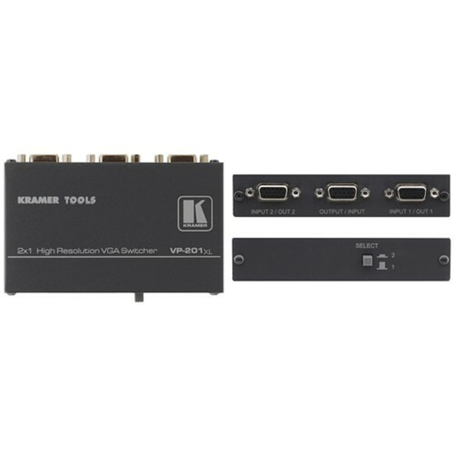 A great solution for connecting computer  Connect single display to 2 sources  Switch between sources by using this video switchbox without degradation of video quality and eliminate the manual work