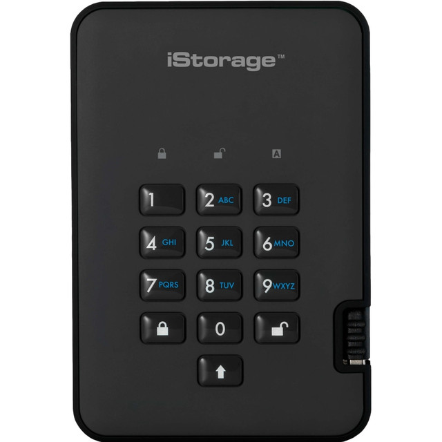 ISTORAGE LIMITED iStorage IS-DA2-256-SSD-16000-B  diskAshur2 SSD 16TB Secure Portable Password Protected  Solid State Drive
