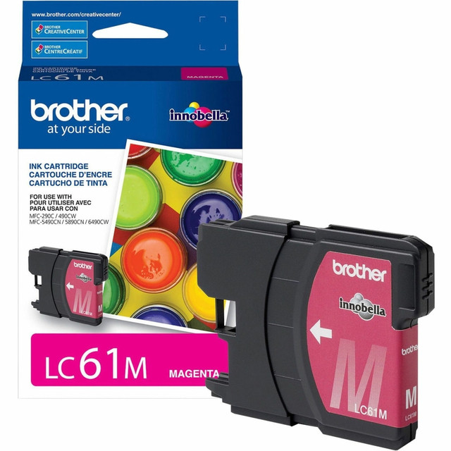 BROTHER INTL CORP LC61M Brother LC61I Magenta Ink Cartridge, LC61M