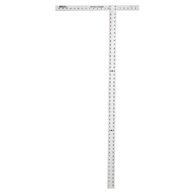 Johnson Level & Tool JTS48 48" Blade Length x 1-1/2" Blade Width, 22" Base Length x 2" Base Width Aluminum Square