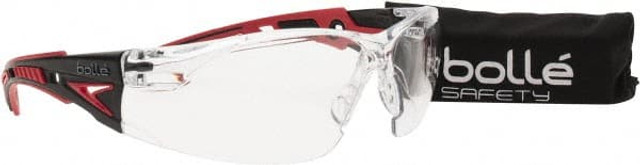 bolle SAFETY 41080 Safety Glass: Anti-Fog & Scratch-Resistant, Clear Lenses, Frameless