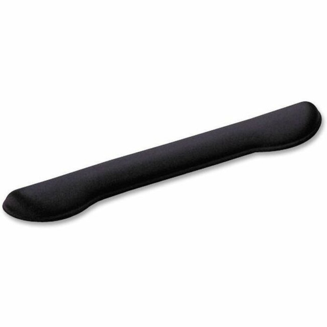 SPARCO PRODUCTS Compucessory 23719  Fabric-covered Gel Wrist Rest - 18in x 3in x 1in Dimension - Black - Gel, Rubber - Stain Resistant - 1 Pack