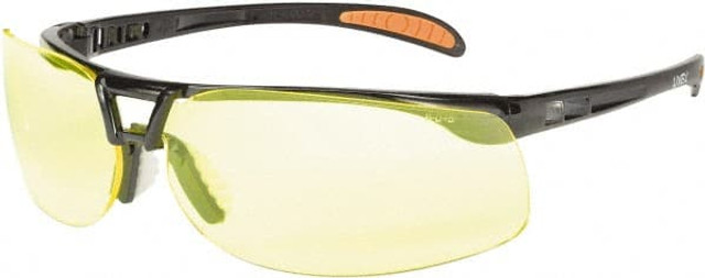 Uvex S4222HS Safety Glass: Anti-Fog & Scratch-Resistant, Polycarbonate, Amber Lenses, Full-Framed, UV Protection