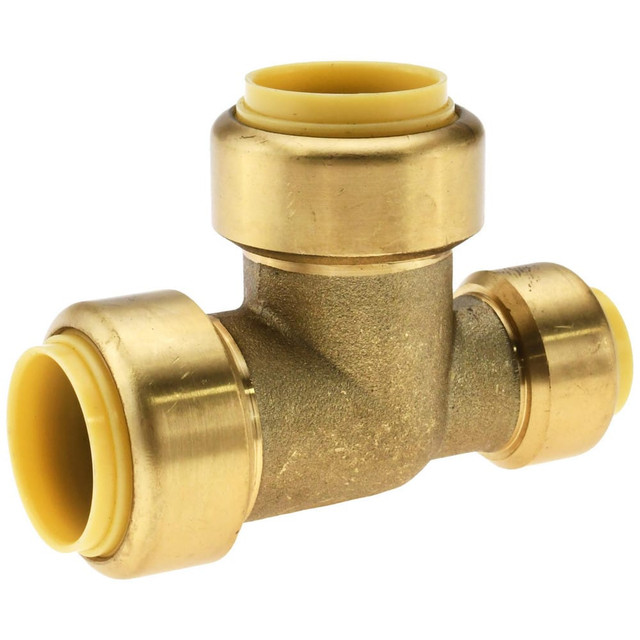 Value Collection 6632-434 Push-To-Connect Tube to Tube Tube Fitting: 7/8" Thread, 3/4 x 1/2 x 3/4" OD