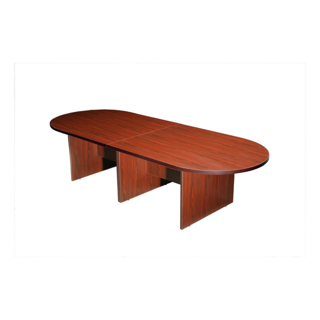NORSTAR OFFICE PRODUCTS INC. N137-M Boss Office Products 120inW Wood Race Track Conference Table, Mahogany NORSTAR OFFICE PRODUCTS INC. N137-M Boss Office Products 120inW Wood Race Track Conference Table, Mahogany