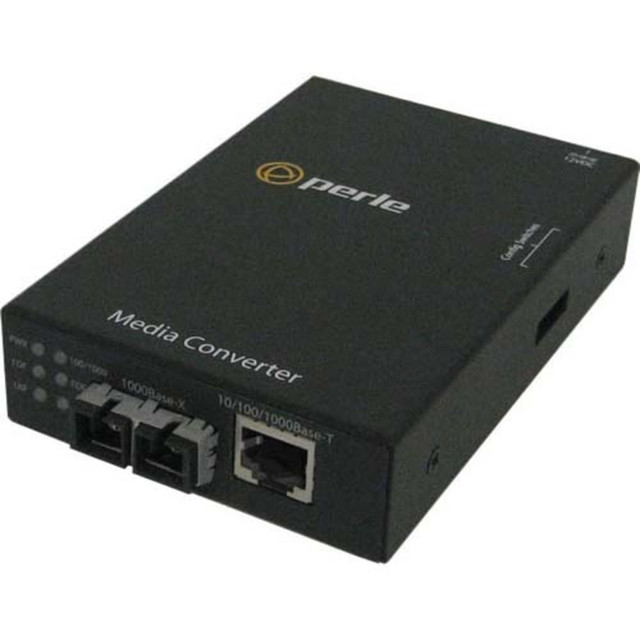 PERLE SYSTEMS 05040974 Perle S-1110-M2SC2 Media Converter - 1 x Network (RJ-45) - 1 x SC Ports - 1000Base-LX, 10/100/1000Base-T - 1.24 Mile - Rail-mountable, Rack-mountable, Wall Mountable PERLE SYSTEMS 05040974 Perle S-1110-M2SC2 Media Converter - 1 x Network (RJ-45) - 1 x SC Ports - 1000Base-LX, 10/100/1000Base-T - 1.24 Mile - Rail-mountable, Rack-mountable, Wall Mountable