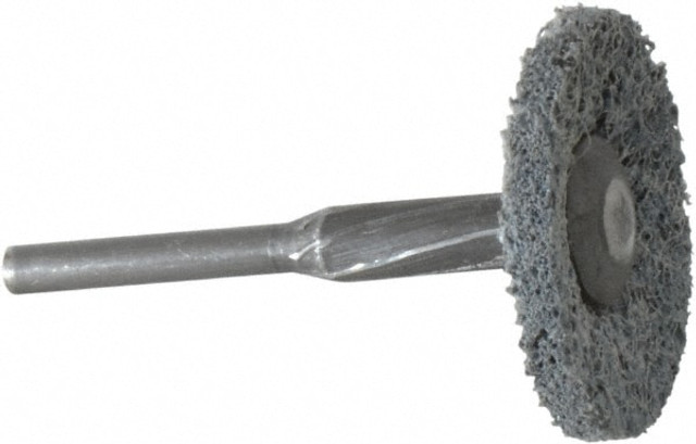 Superior Abrasives A018541 Deburring Wheel:  1" Dia,  1/8" Face Width,  Density 2 N/A Silicon Carbide