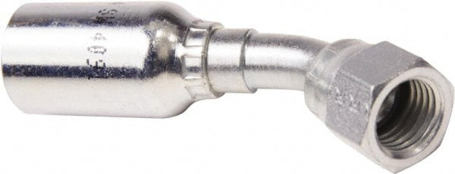 Parker 13756-12-12 Hydraulic Hose Short Drop Female JIC Swivel 45 ° Elbow: 12 mm, 1-1/16-12, 5,000 psi