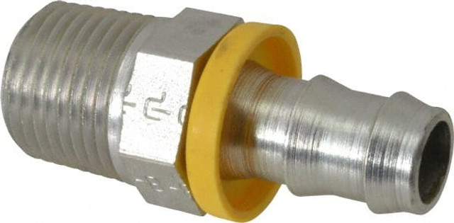 Parker 30182-8-8 Hydraulic Hose Male NPTF Pipe Rigid Fitting: 0.5" ID, 8 mm, 1/2-14