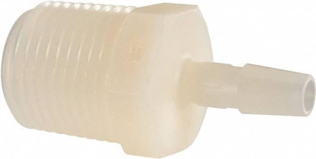 MSC A8-4NN Barbed Tube Adapter: Single Barb, 1/4" Barb, 1/2" NPT