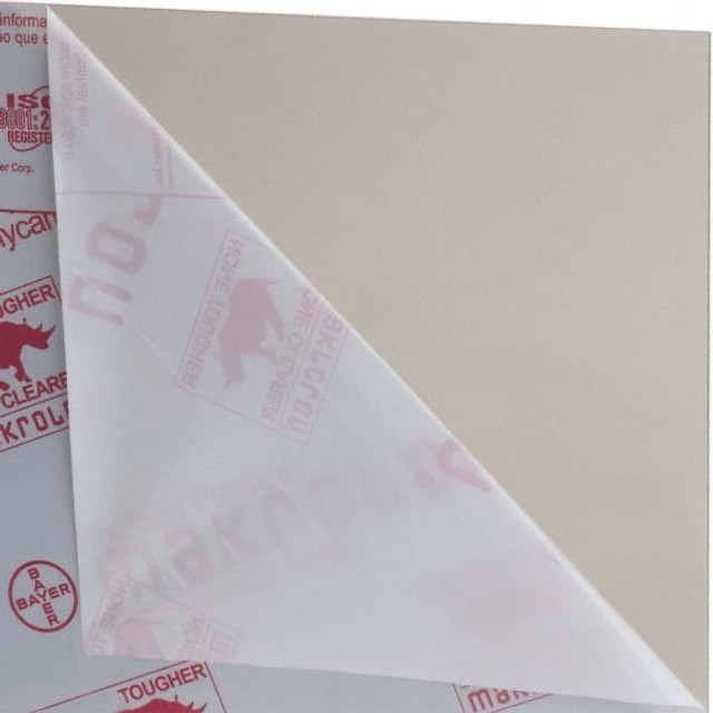 MSC 5073342 Plastic Sheet: Polycarbonate, 3/16" Thick, 48" Long, Gray