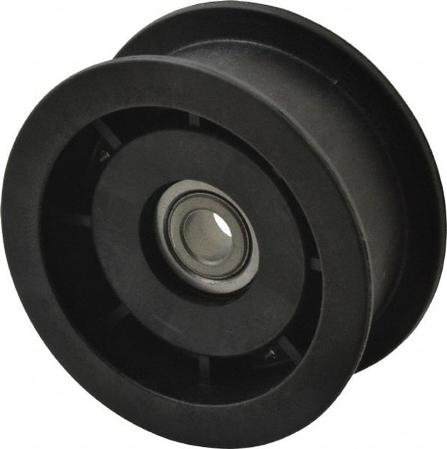 Fenner Drives FA3002RB0001 3/8 Inside x 3" Outside Diam, 1.02" Wide Pulley Slot, Glass Reinforced Nylon Idler Pulley
